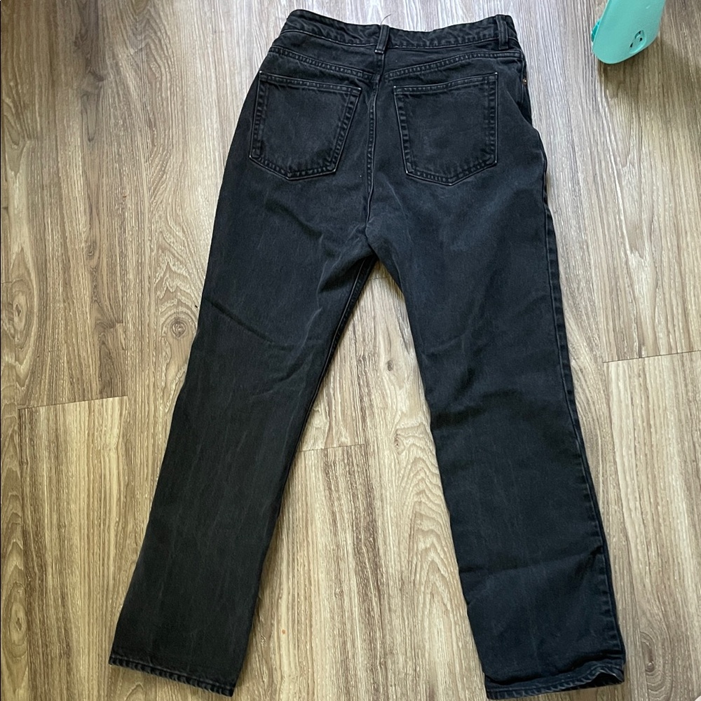 H&M Black Straight Leg Women's Jeans - Picture 5 of 9
